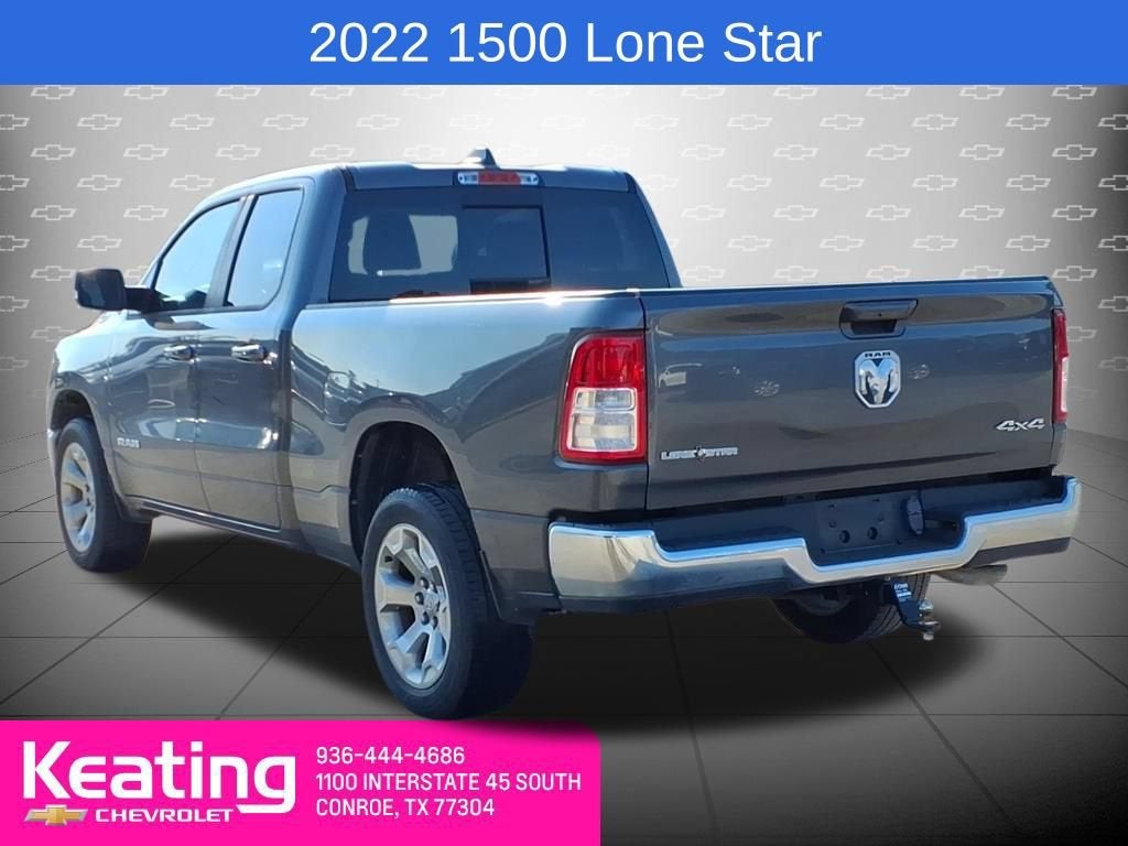 2022 RAM 1500 Lone Star Quad Cab 4x4 6'4" Box
