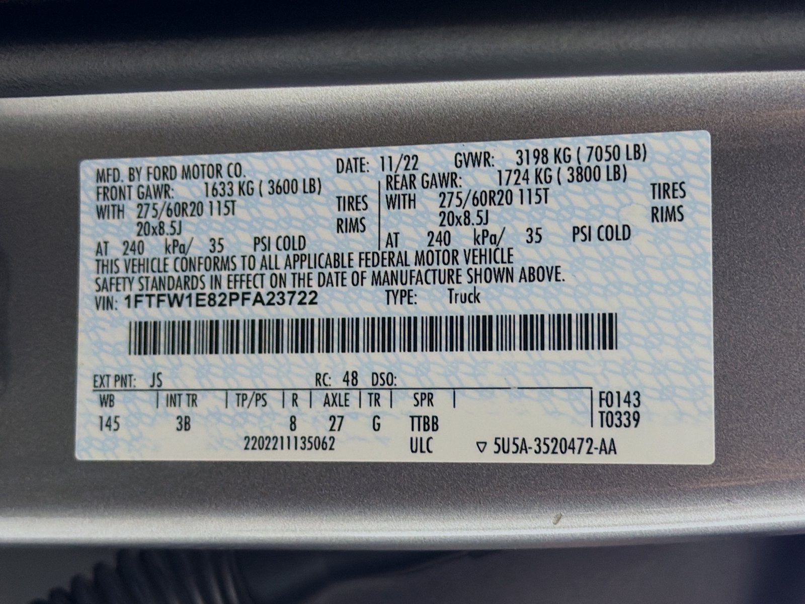 2023 Ford F-150 Platinum