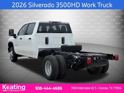 2026 Chevrolet Silverado 3500 HD Chassis Cab Work Truck