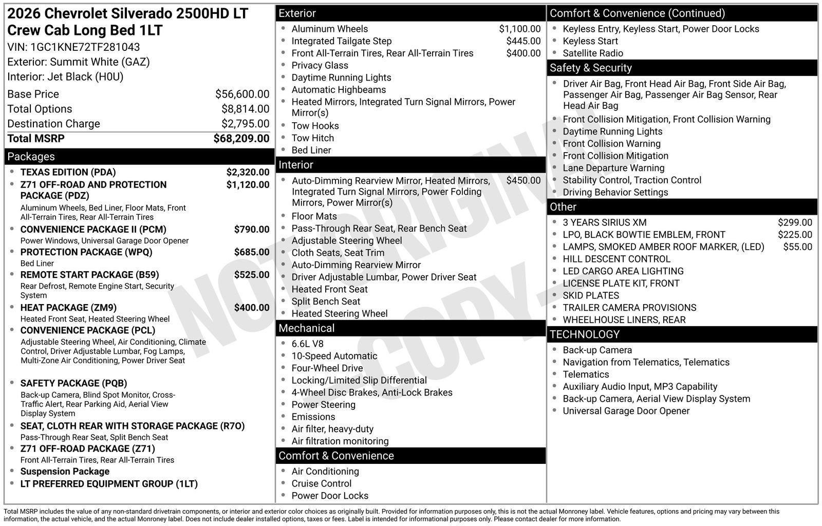 2026 Chevrolet Silverado 2500 HD LT
