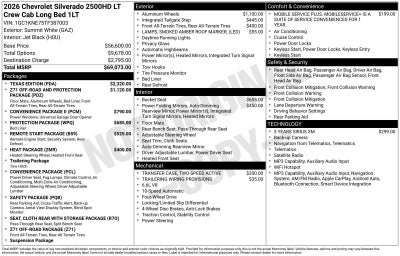 2026 Chevrolet Silverado 2500 HD LT