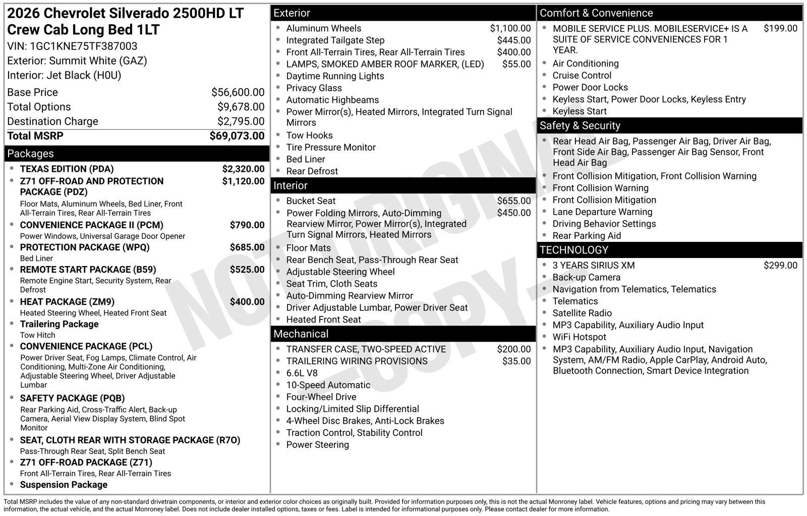 2026 Chevrolet Silverado 2500 HD LT