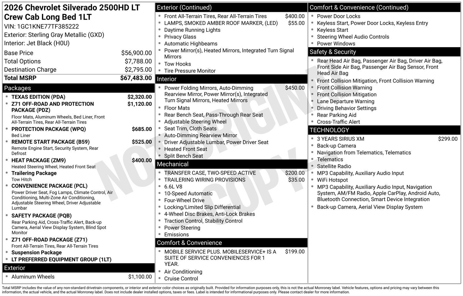 2026 Chevrolet Silverado 2500 HD LT