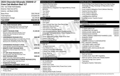 2025 Chevrolet Silverado 2500 HD LT