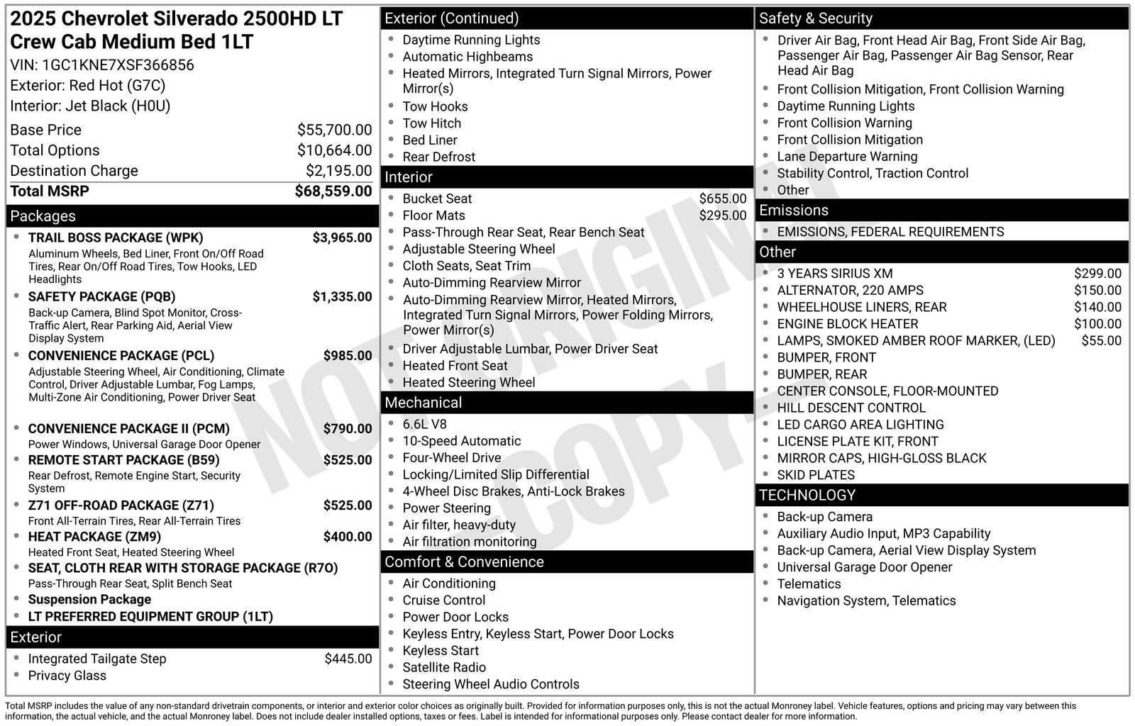 2025 Chevrolet Silverado 2500 HD LT