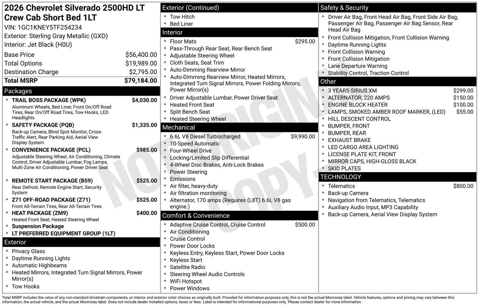 2026 Chevrolet Silverado 2500 HD LT