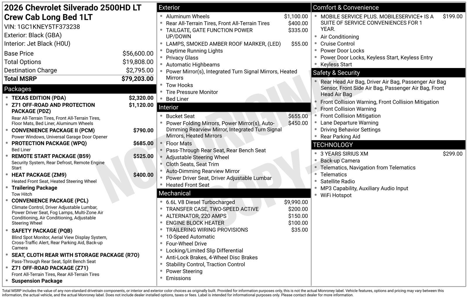 2026 Chevrolet Silverado 2500 HD LT