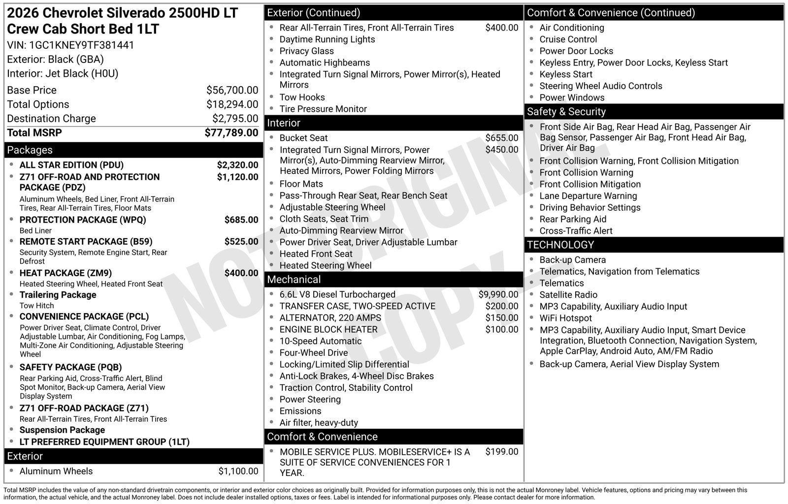 2026 Chevrolet Silverado 2500 HD LT
