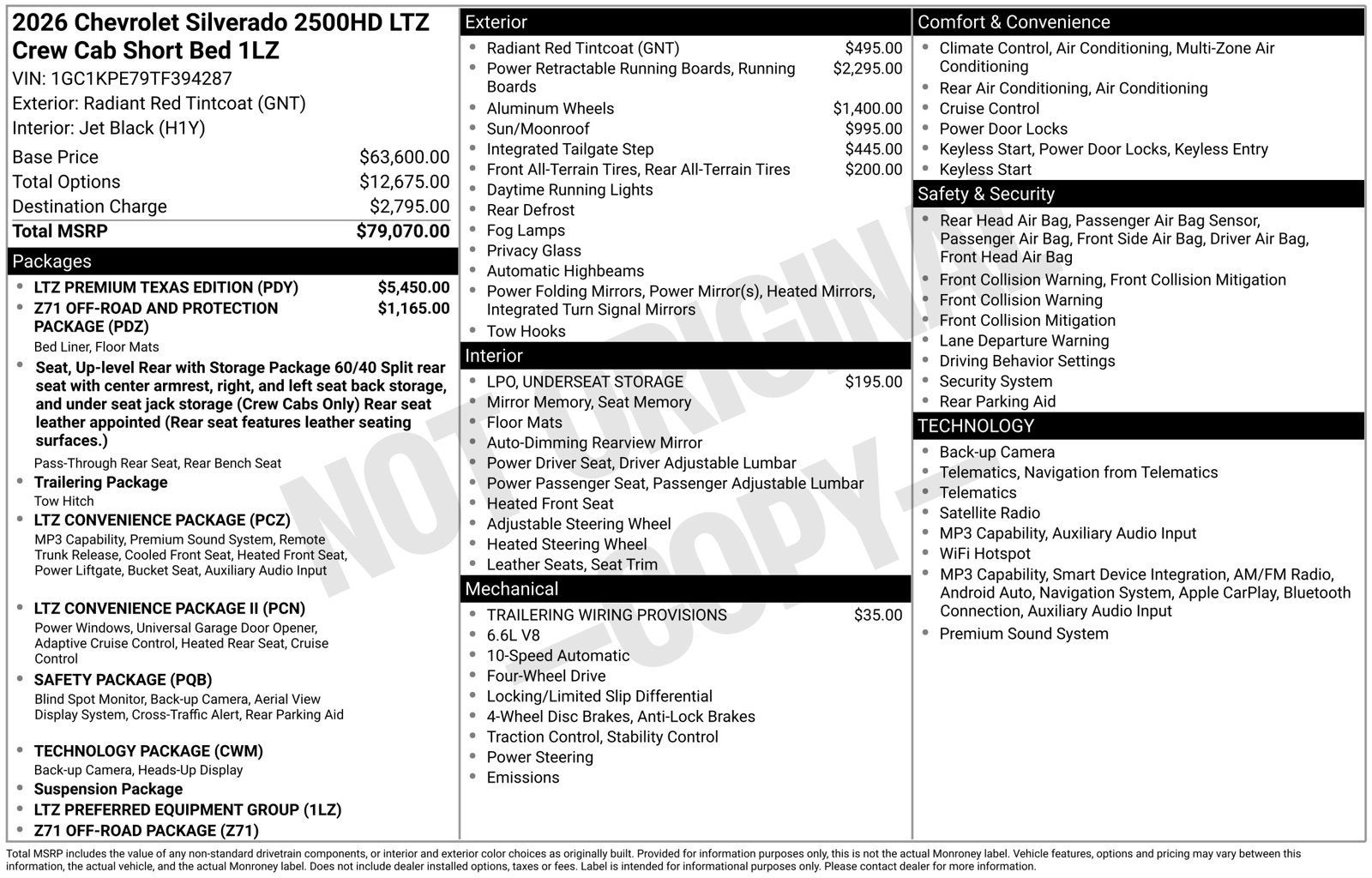2026 Chevrolet Silverado 2500 HD LTZ