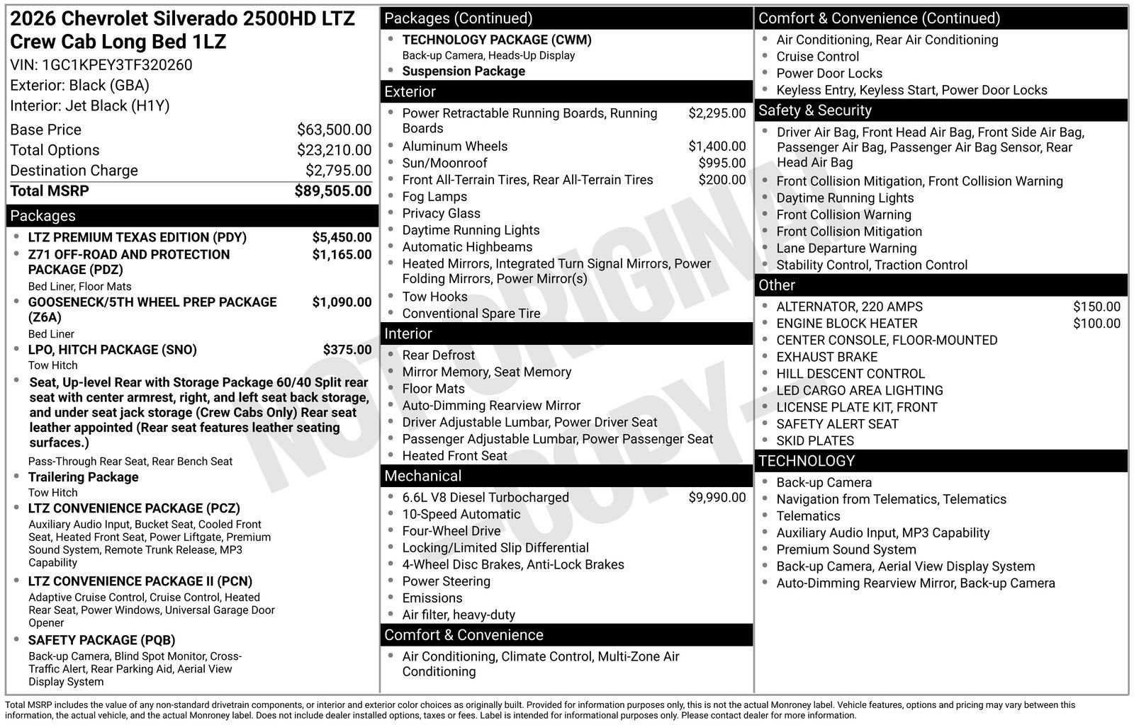 2026 Chevrolet Silverado 2500 HD LTZ