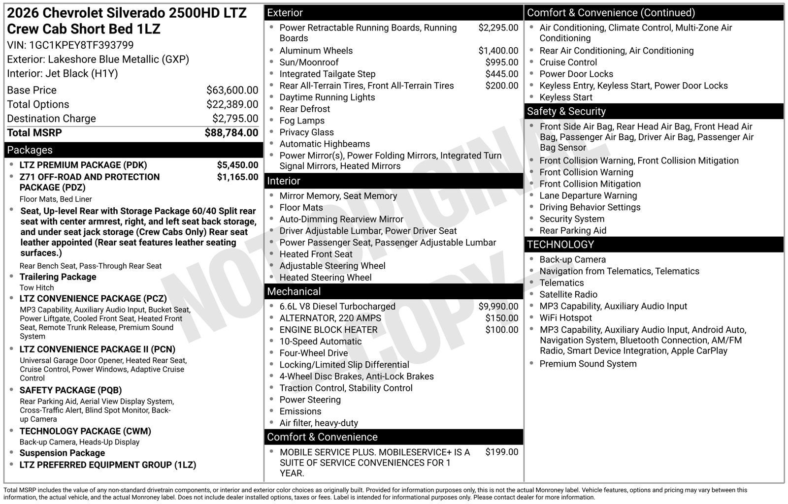 2026 Chevrolet Silverado 2500 HD LTZ
