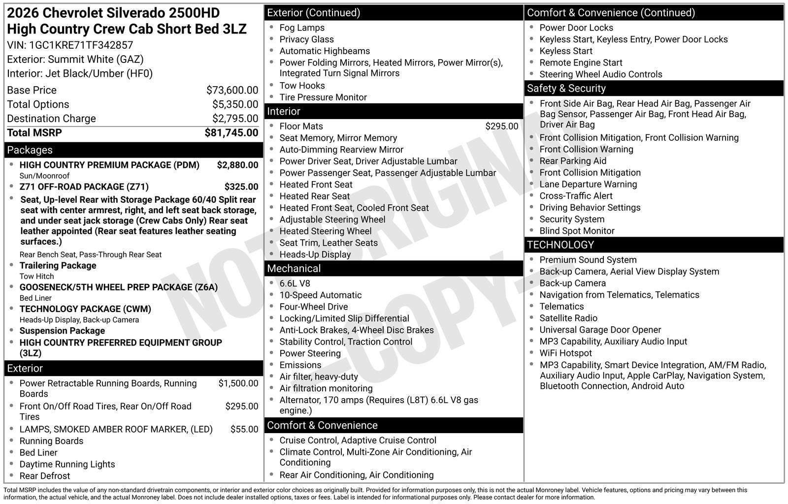 2026 Chevrolet Silverado 2500 HD High Country