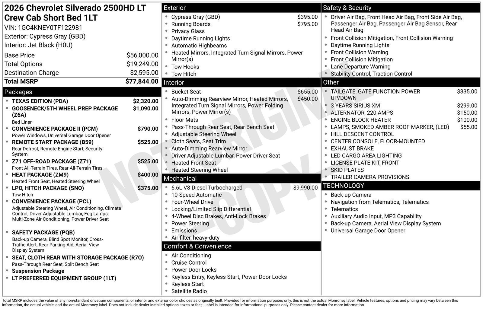 2026 Chevrolet Silverado 2500 HD LT