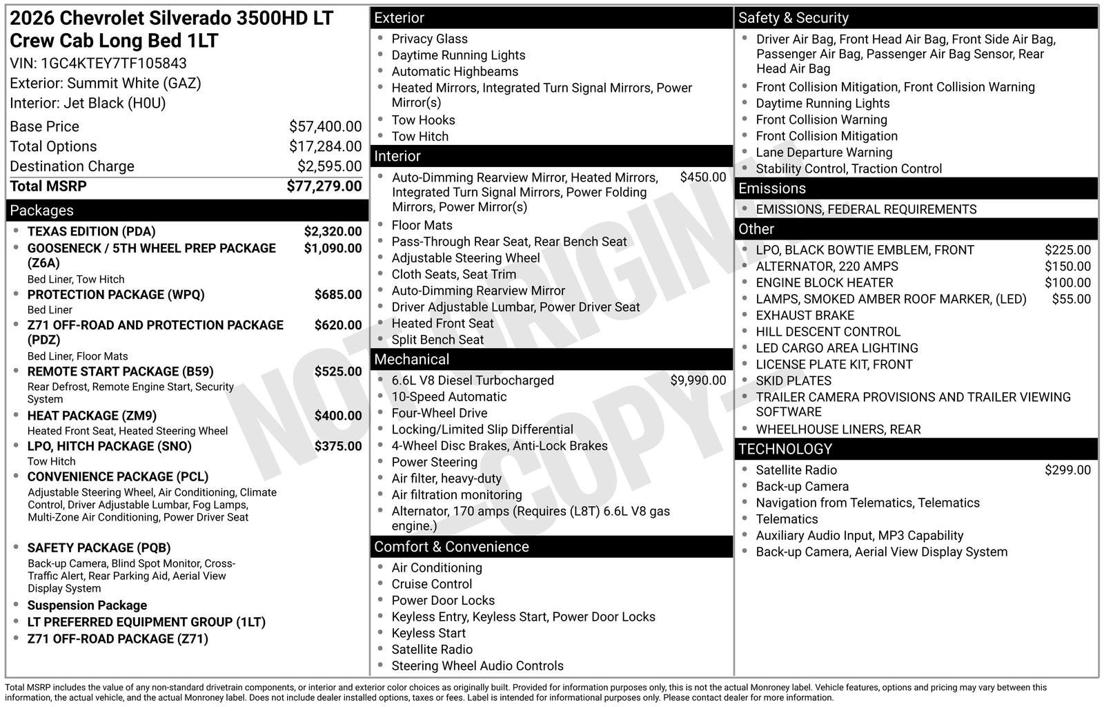 2026 Chevrolet Silverado 3500 HD LT