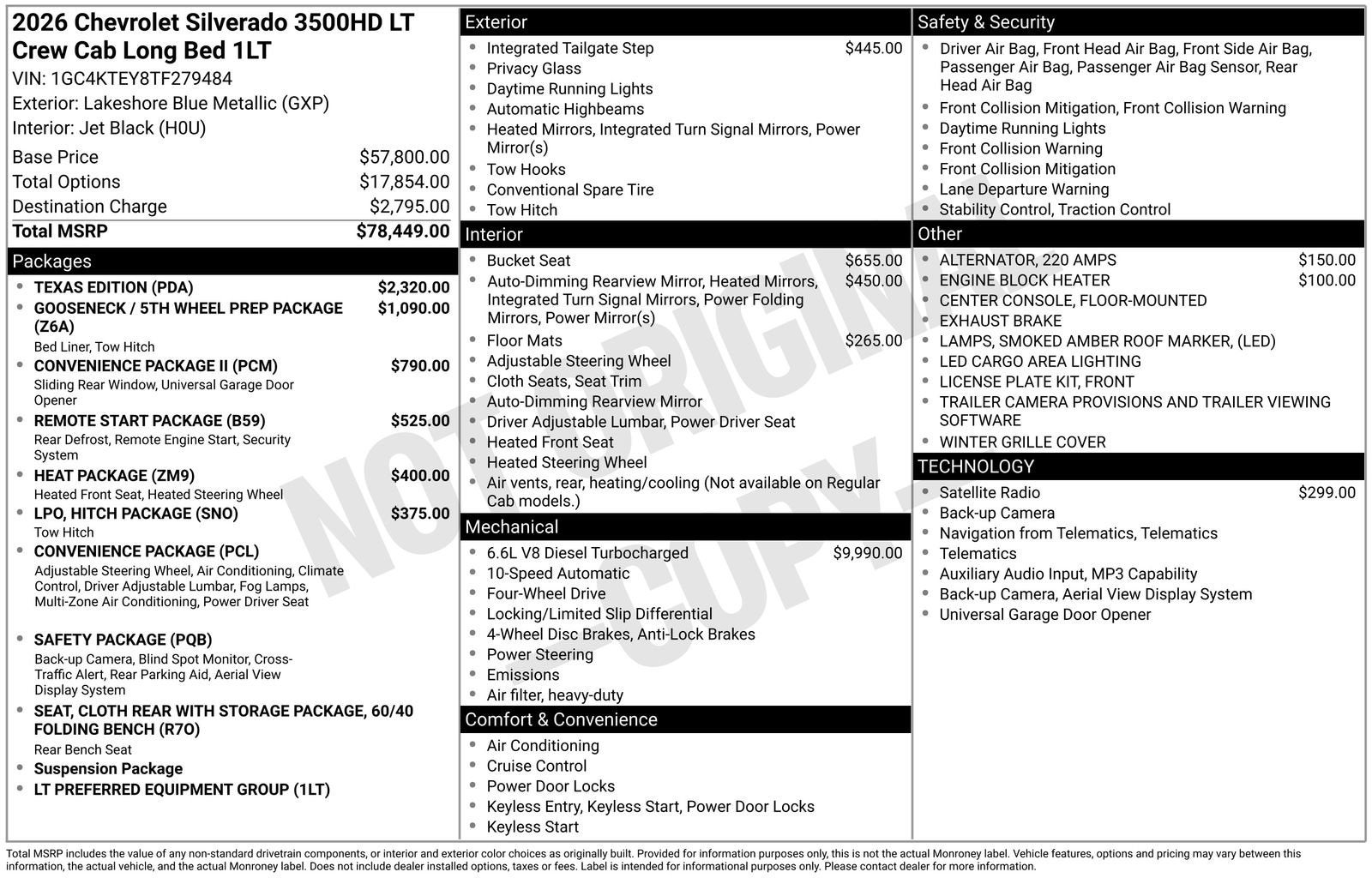2026 Chevrolet Silverado 3500 HD LT DRW