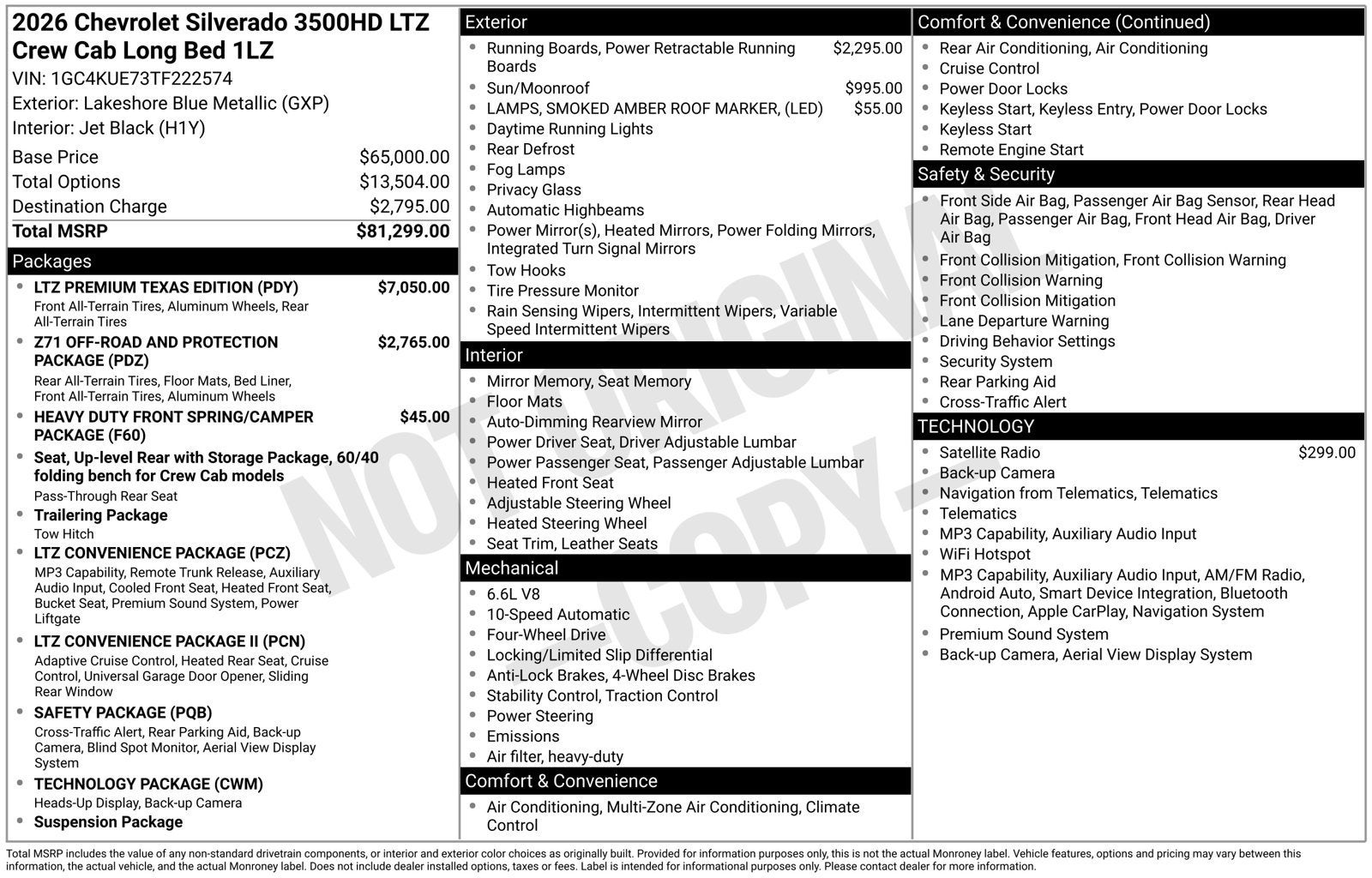 2026 Chevrolet Silverado 3500 HD LTZ