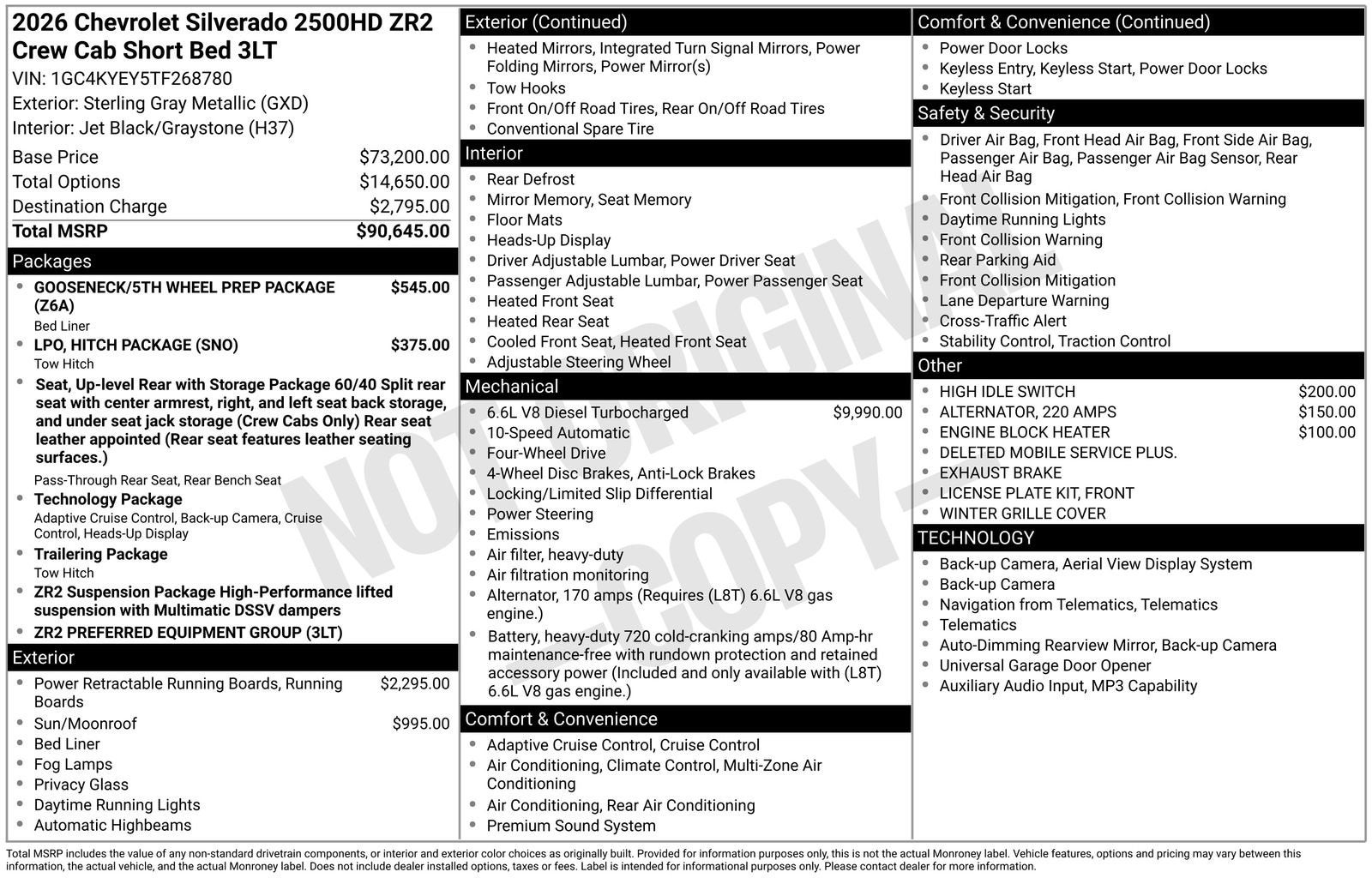 2026 Chevrolet Silverado 2500 HD ZR2