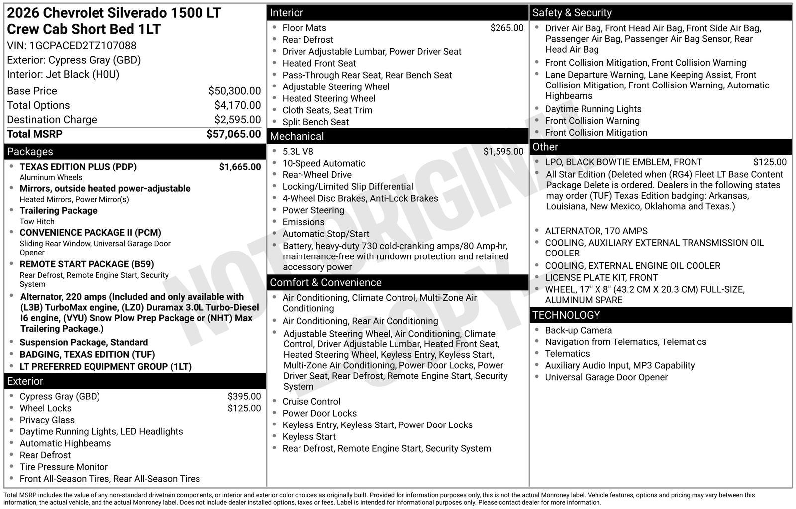 2026 Chevrolet Silverado 1500 LT