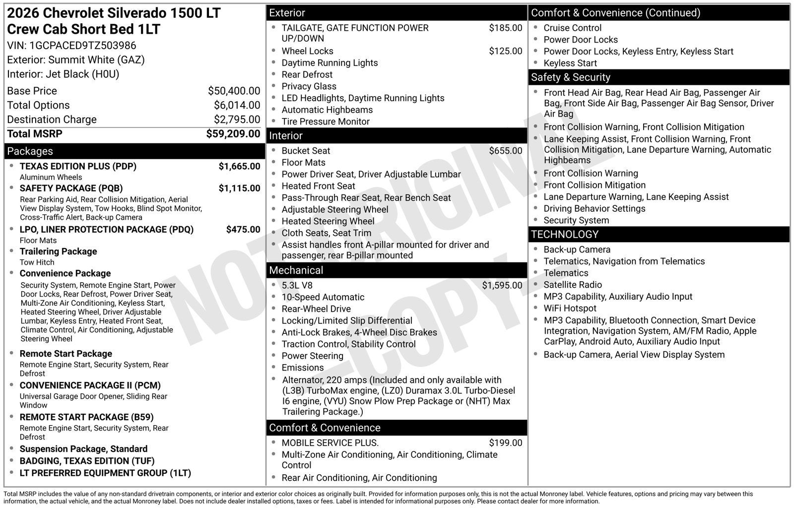 2026 Chevrolet Silverado 1500 LT