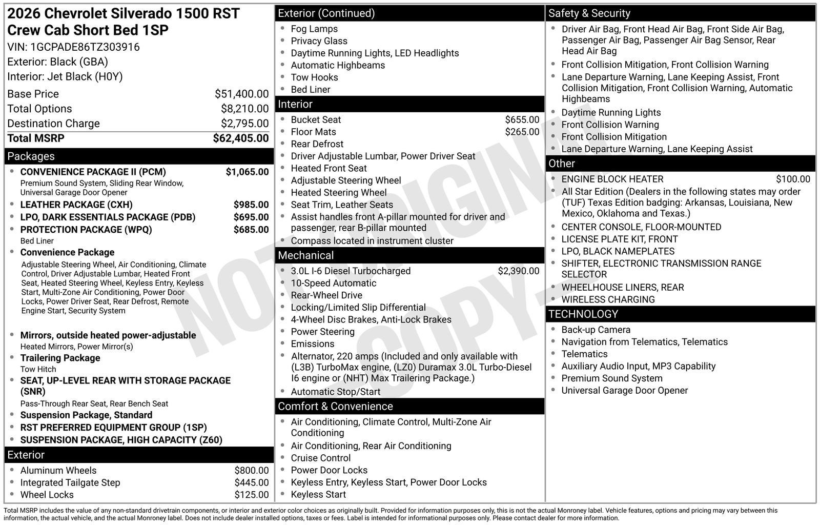 2026 Chevrolet Silverado 1500 RST