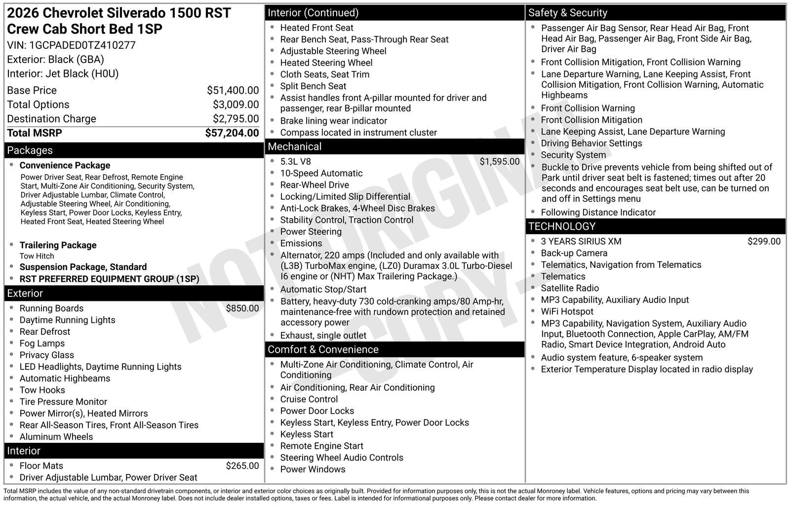 2026 Chevrolet Silverado 1500 RST