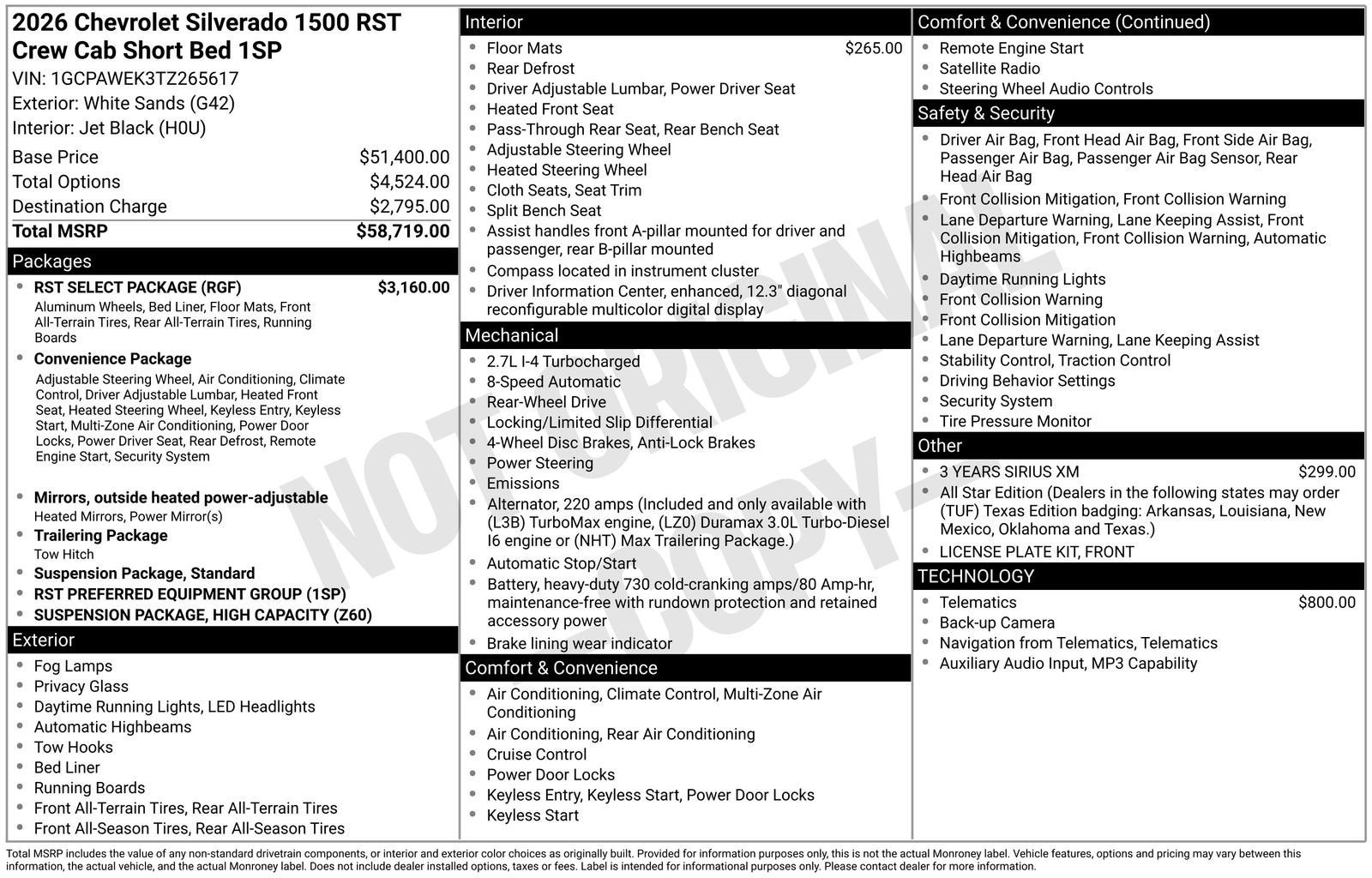 2026 Chevrolet Silverado 1500 RST