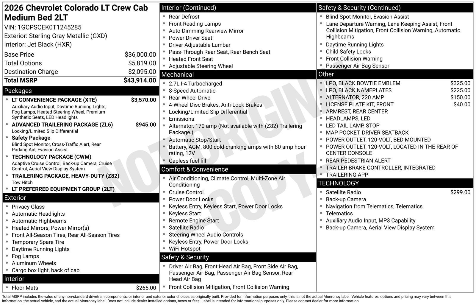 2026 Chevrolet Colorado LT