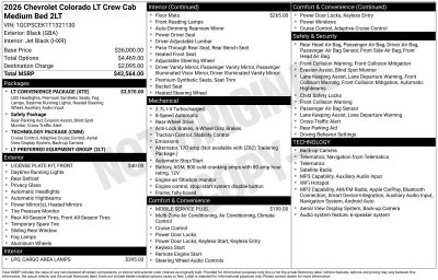 2026 Chevrolet Colorado LT