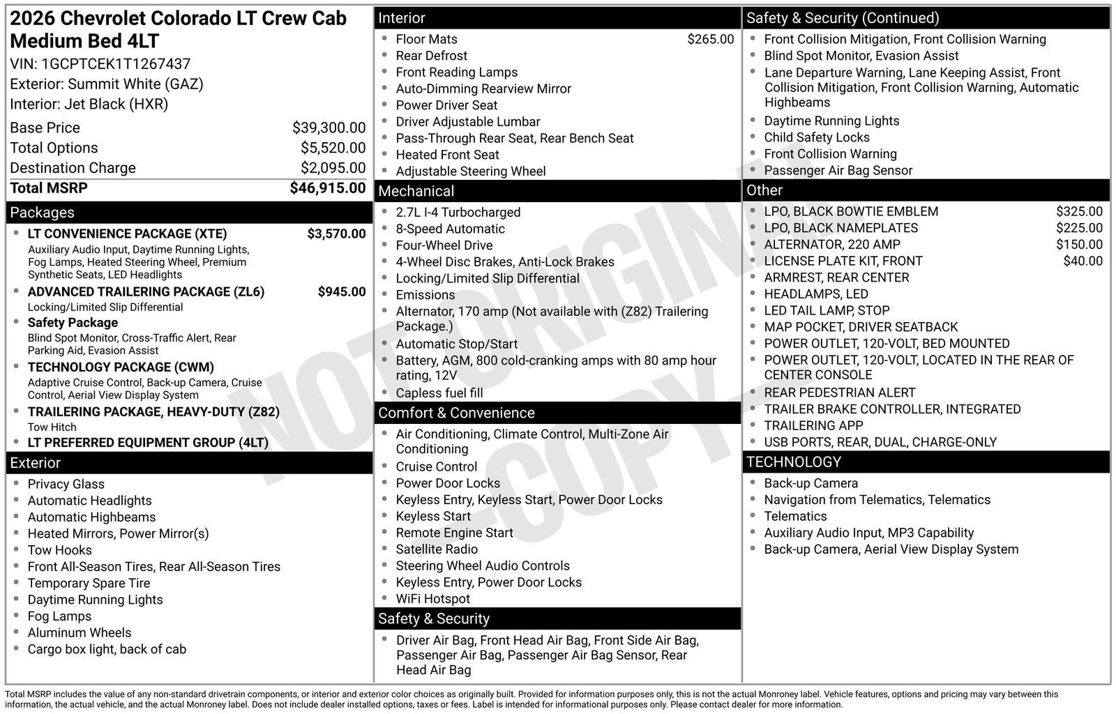 2026 Chevrolet Colorado LT