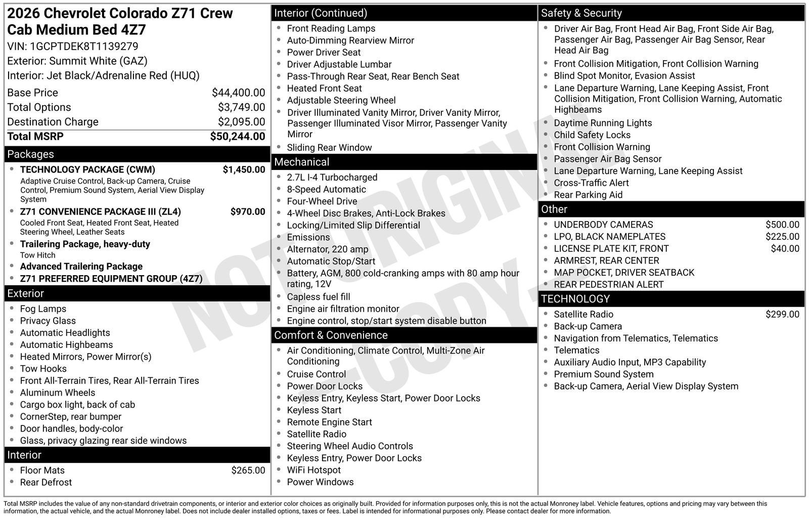 2026 Chevrolet Colorado Z71
