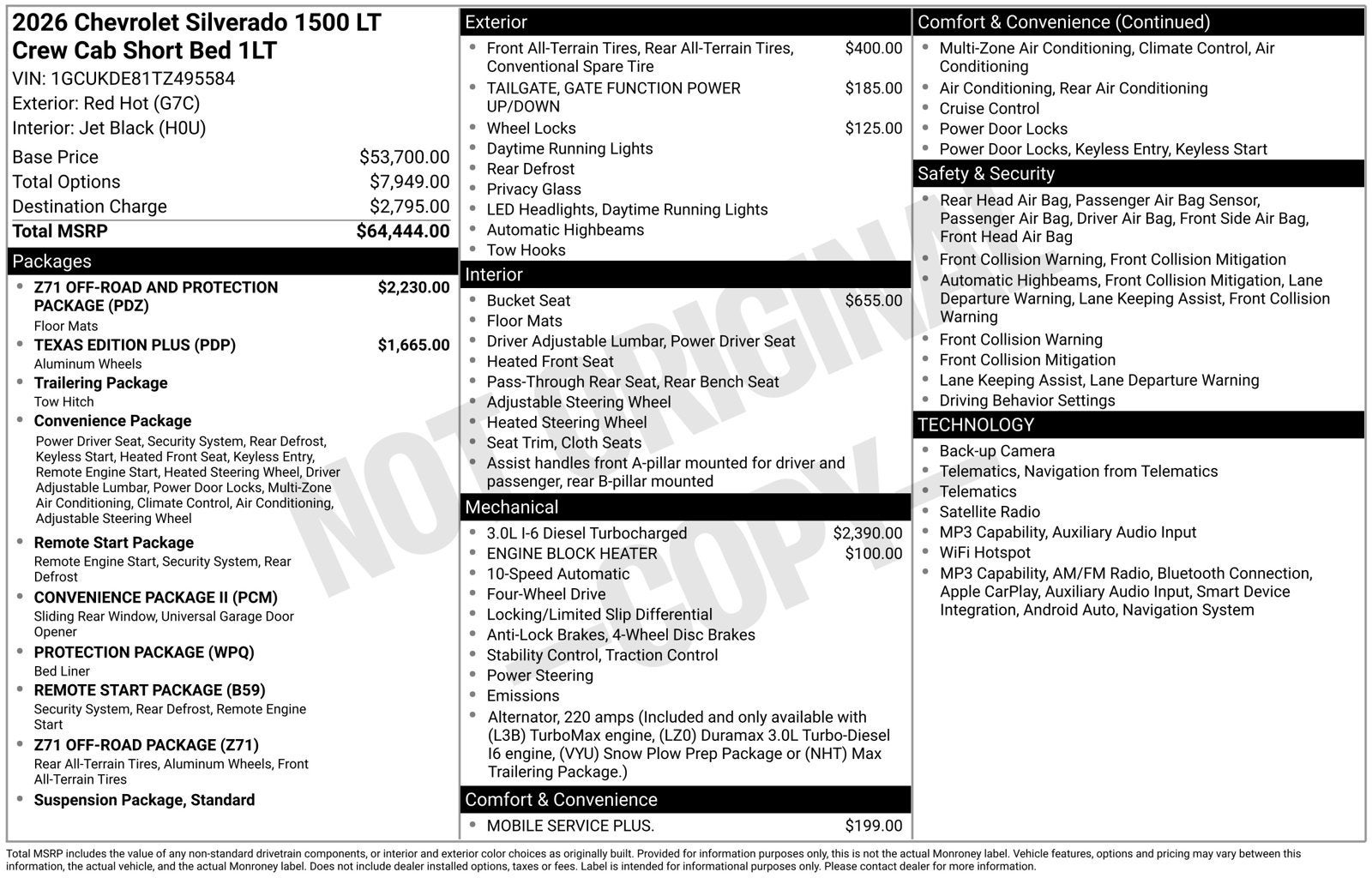 2026 Chevrolet Silverado 1500 LT