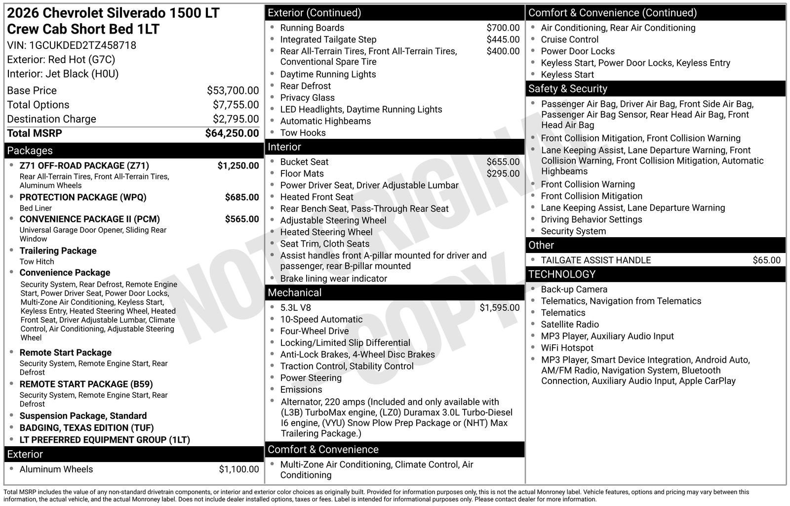 2026 Chevrolet Silverado 1500 LT