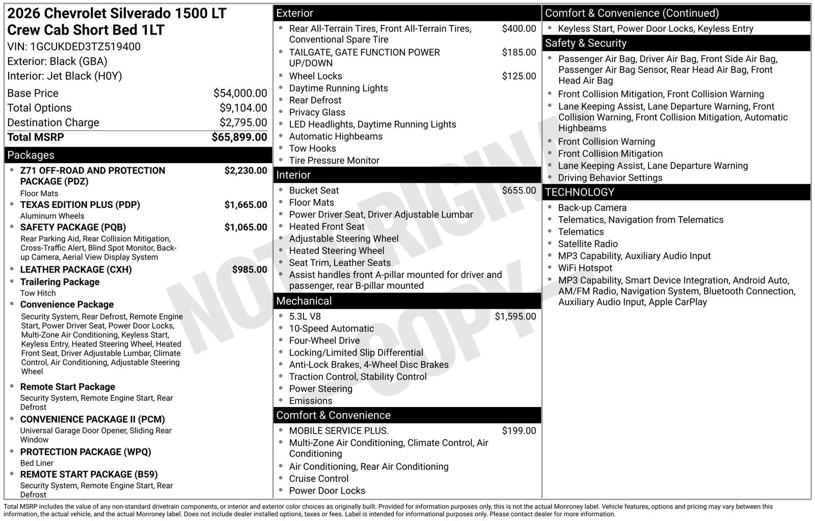 2026 Chevrolet Silverado 1500 LT