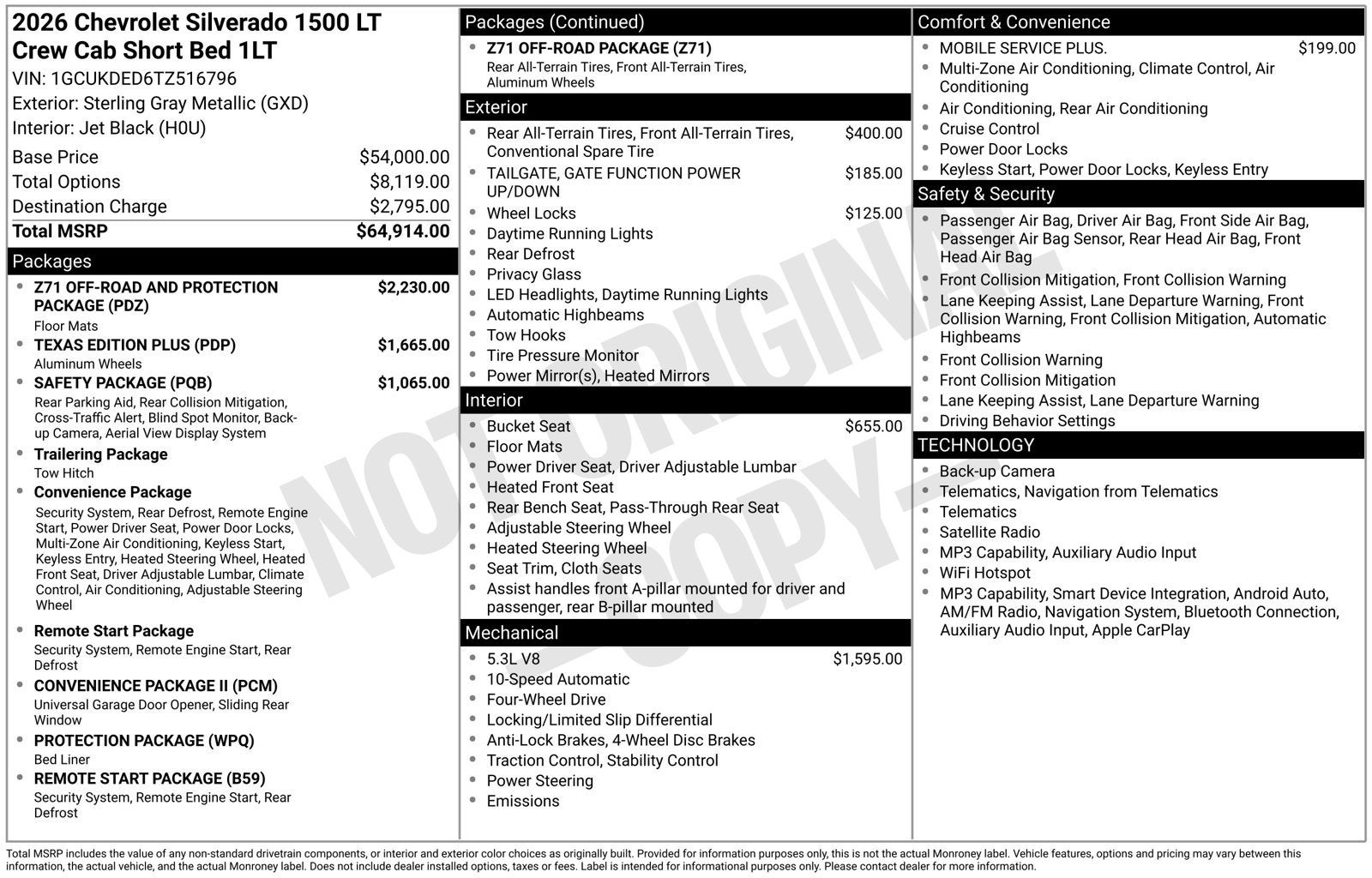 2026 Chevrolet Silverado 1500 LT