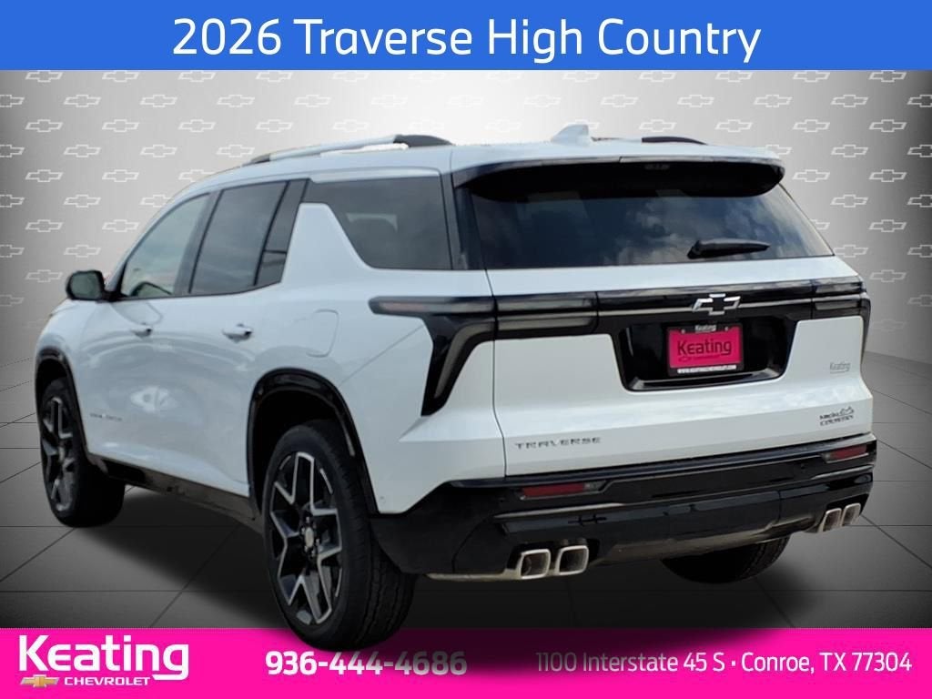 2026 Chevrolet Traverse High Country