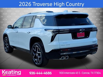 2026 Chevrolet Traverse High Country