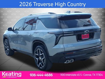 2026 Chevrolet Traverse High Country