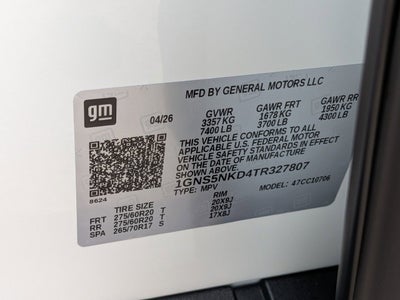 2026 Chevrolet Tahoe LT