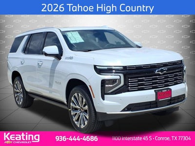 2026 Chevrolet Tahoe High Country