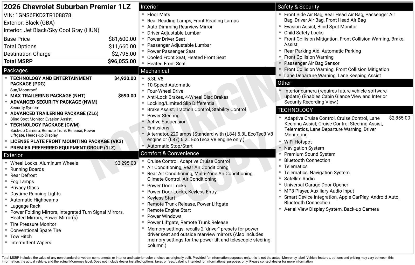 2026 Chevrolet Suburban Premier