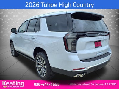 2026 Chevrolet Tahoe High Country