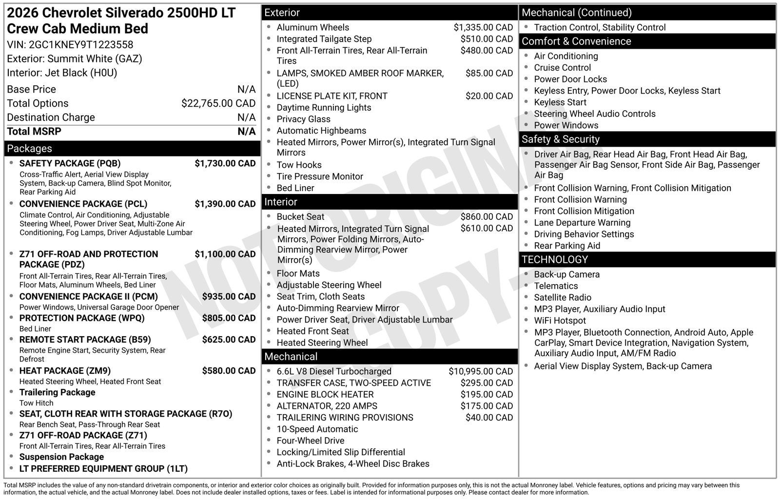 2026 Chevrolet Silverado 2500 HD LT