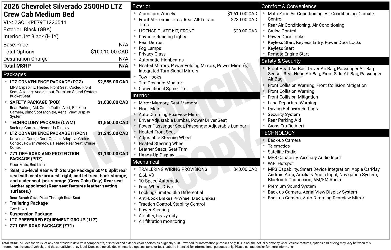 2026 Chevrolet Silverado 2500 HD LTZ