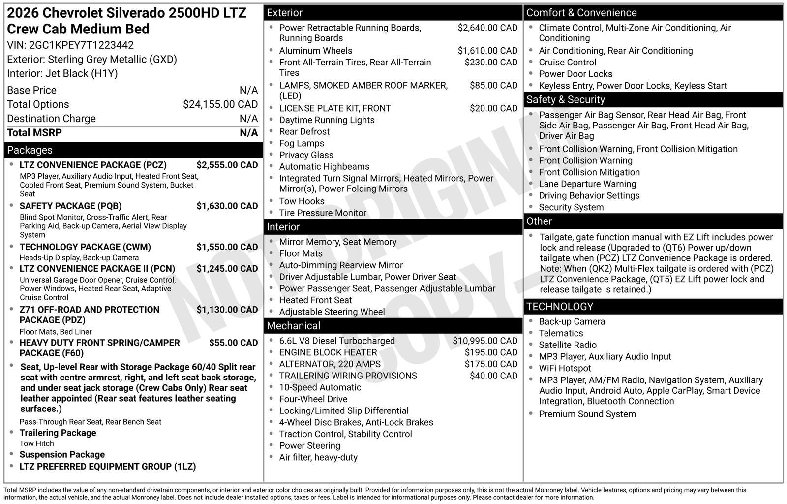2026 Chevrolet Silverado 2500 HD LTZ