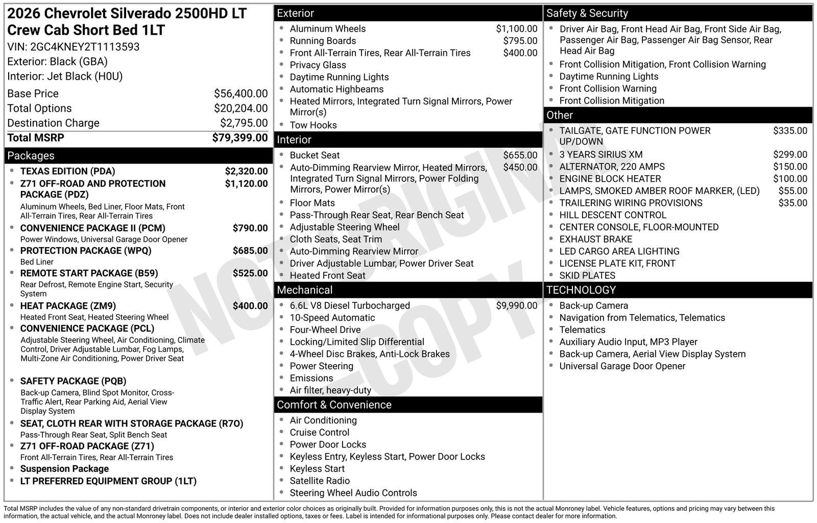 2026 Chevrolet Silverado 2500 HD LT