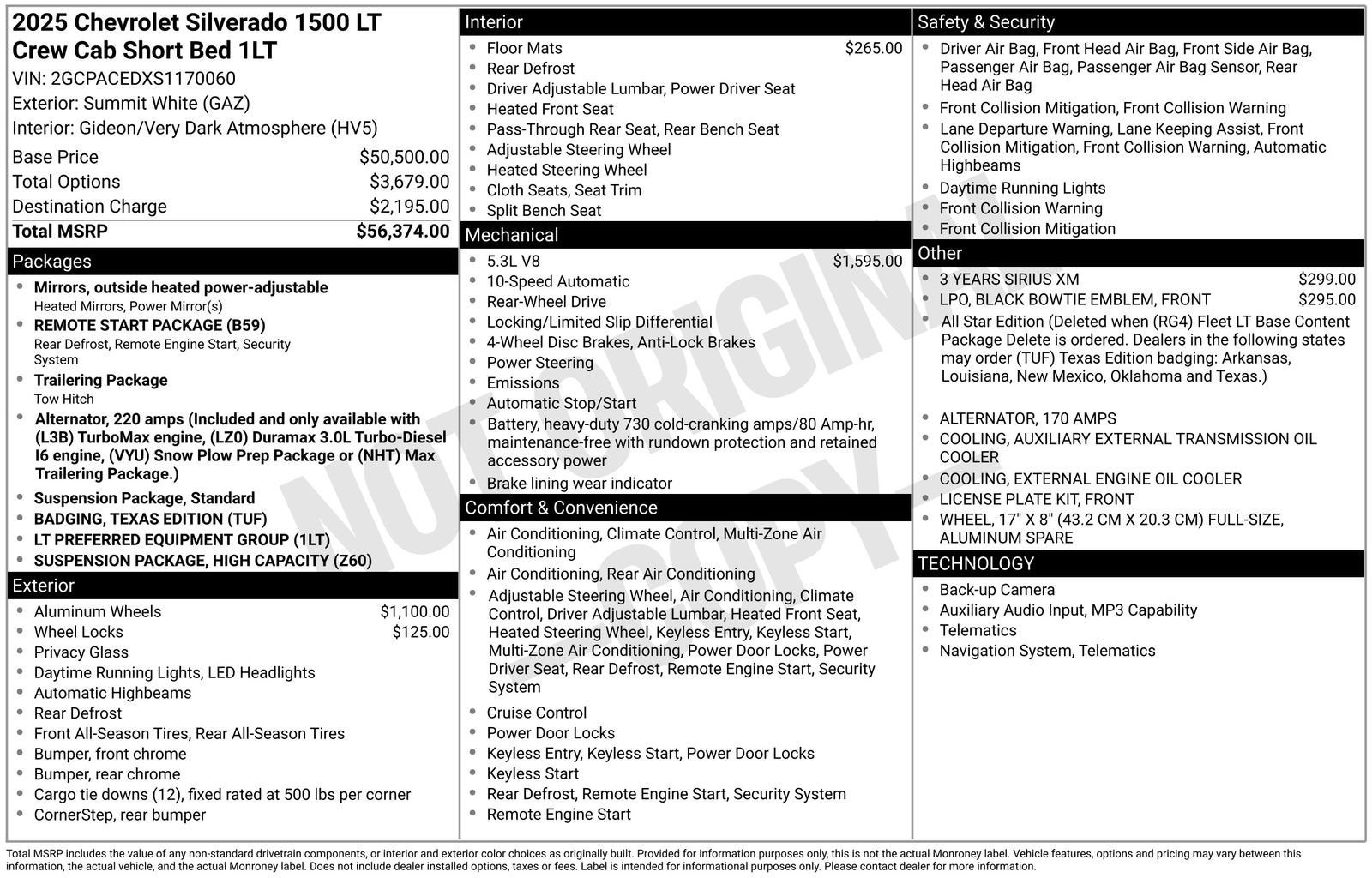 2025 Chevrolet Silverado 1500 LT