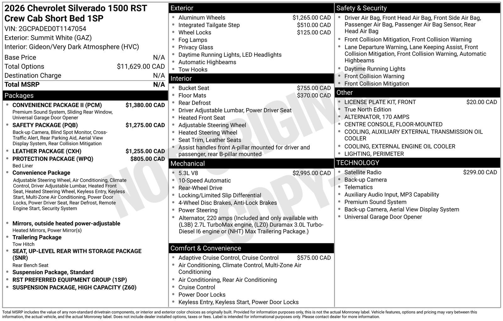 2026 Chevrolet Silverado 1500 RST