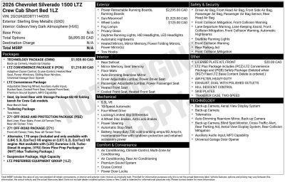 2026 Chevrolet Silverado 1500 LTZ