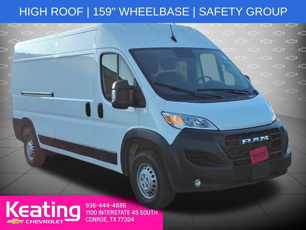 2025 RAM ProMaster 2500 Cargo Van Tradesman High Roof 159" WB w/Pass Seat