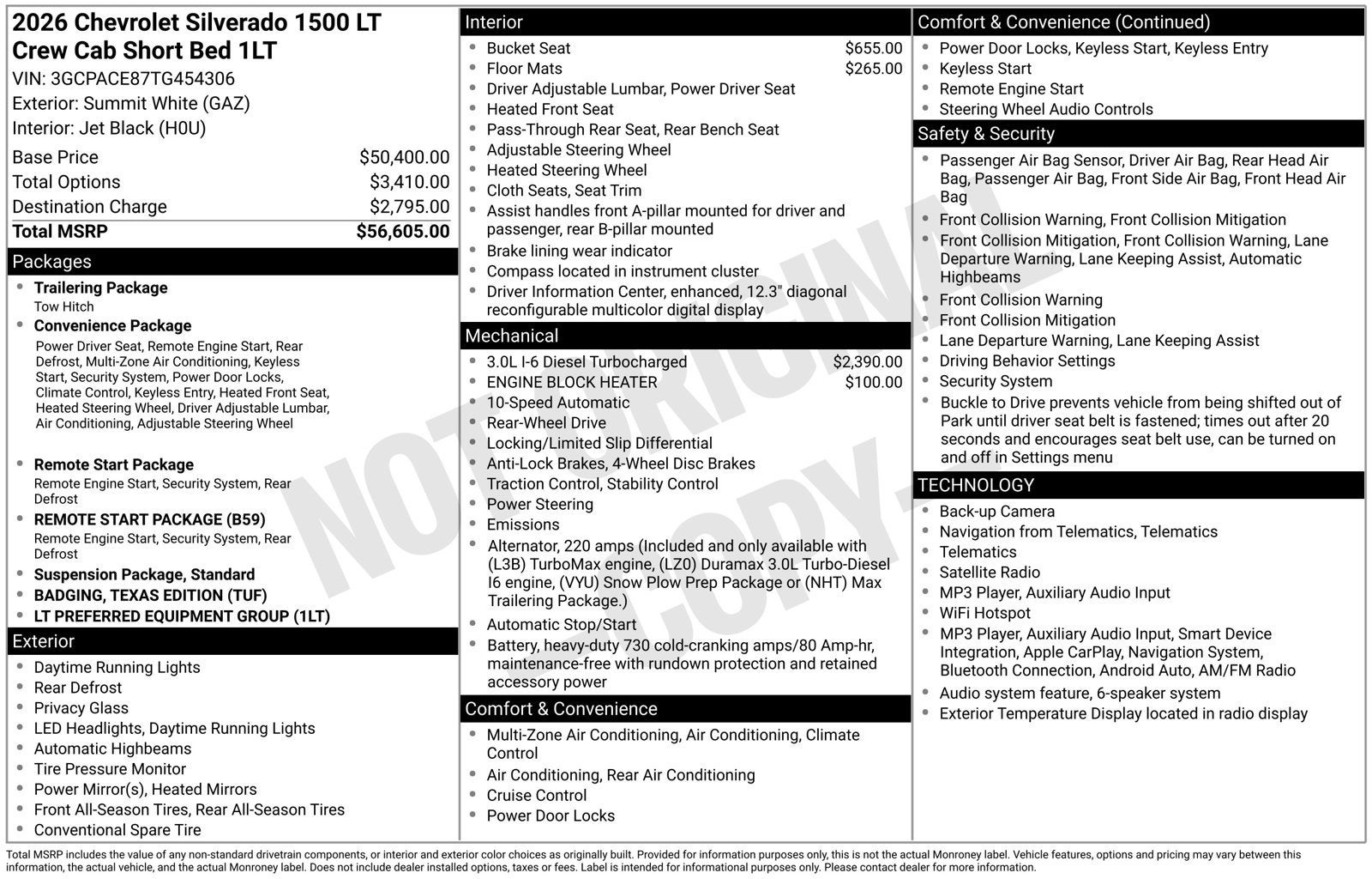 2026 Chevrolet Silverado 1500 LT